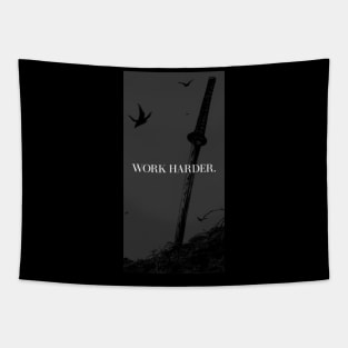 Work Harder Tapestry