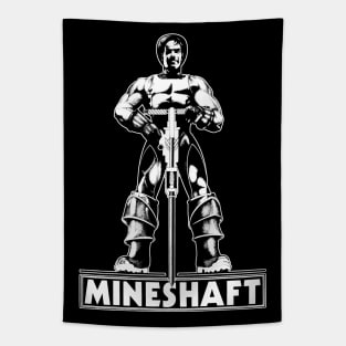 Mineshaft Vintage Retro Gay LGBT NYC New York 80s Leather Tapestry