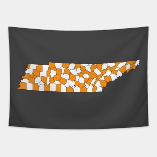 Tennessee County Checkerboard Tapestry