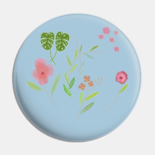 flower brush Pin