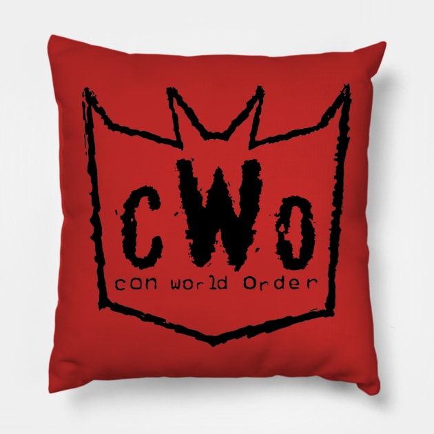 cWO - Con World Order (inverse) Pillow by Rodimus Primal