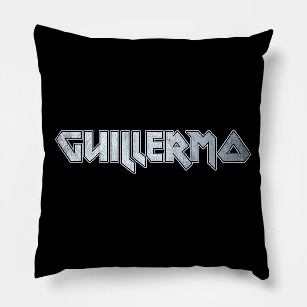 Heavy metal Guillermo Pillow by KubikoBakhar