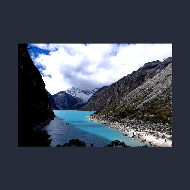 Beautiful turquoise blue Glacial lake. by stevepaint