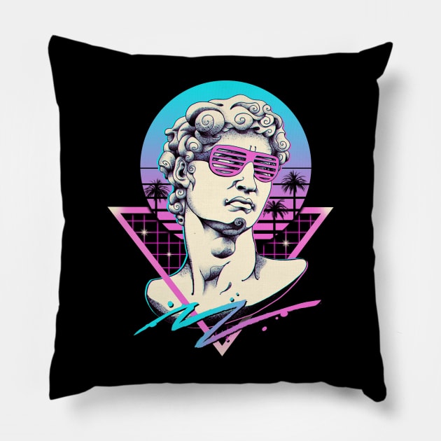 Vapor Swag Pillow by Vincent Trinidad Art