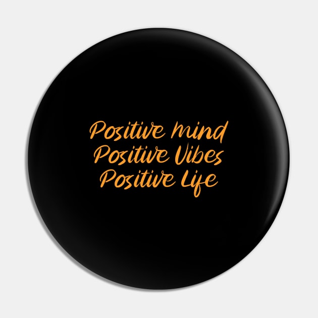 Positive Vibes Pin by attire zone