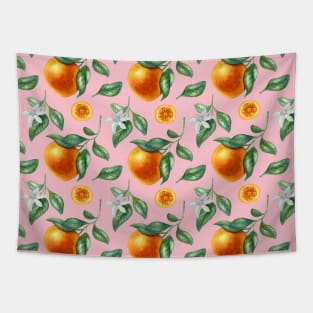 Orange seamless pattern Tapestry