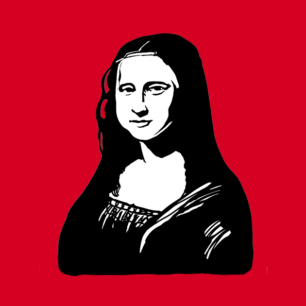 Mona Lisa Illustration by CatsandBats