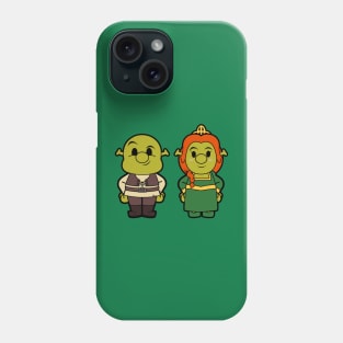 shrek and fiona Phone Case