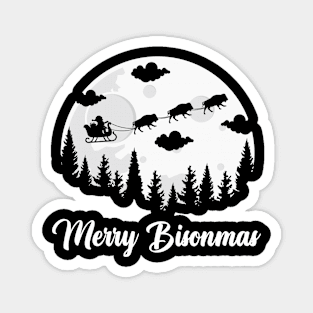 Merry Bisonmas Magnet