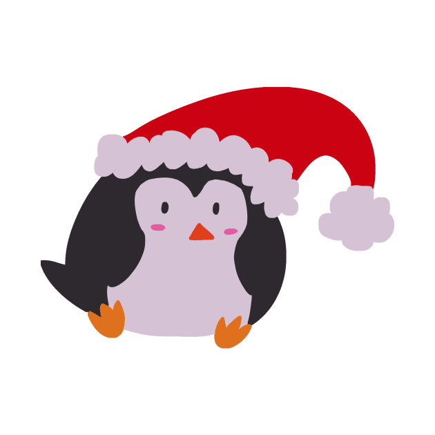 Christmas Hat Penguin by saradaboru