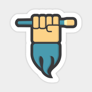 power fist painter Magnet