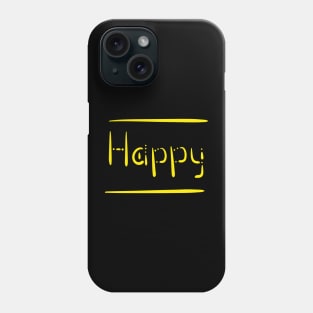 Happy, Gift for Girlfriend, Birthday Gift Idea, Versecism Phone Case