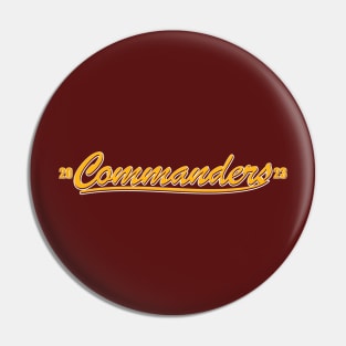 Commanders Pin