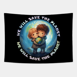 We Will Save The Planet Tapestry