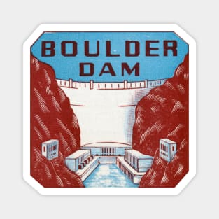 1935 Boulder Dam Magnet