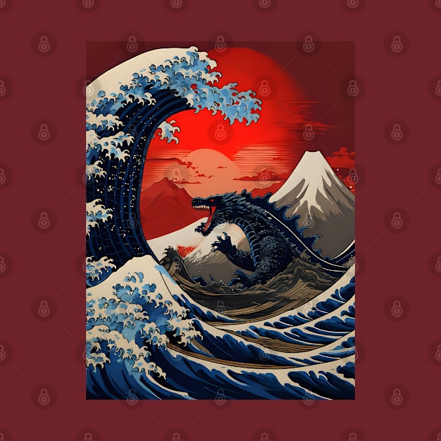 Kanagawa Monster by Rogue Clone