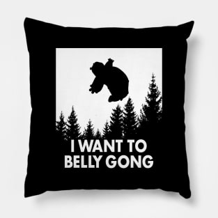 Funny Panda Kung Fu I Want To Believe Vintage Parody Meme Pillow