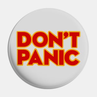 Don't Panic The Hitchhiker's Guide Pin