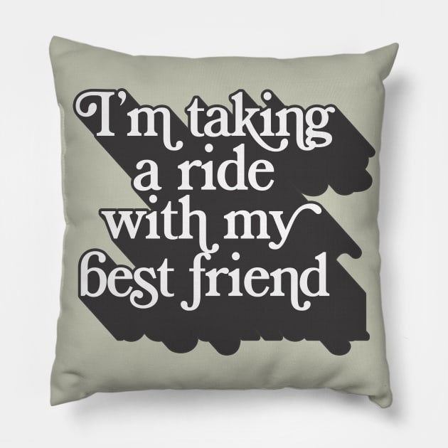 I'm taking a ride with my best friend /// Depeche Mode Fanart Pillow by DankFutura