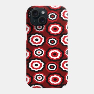 Red Flower Pattern Phone Case