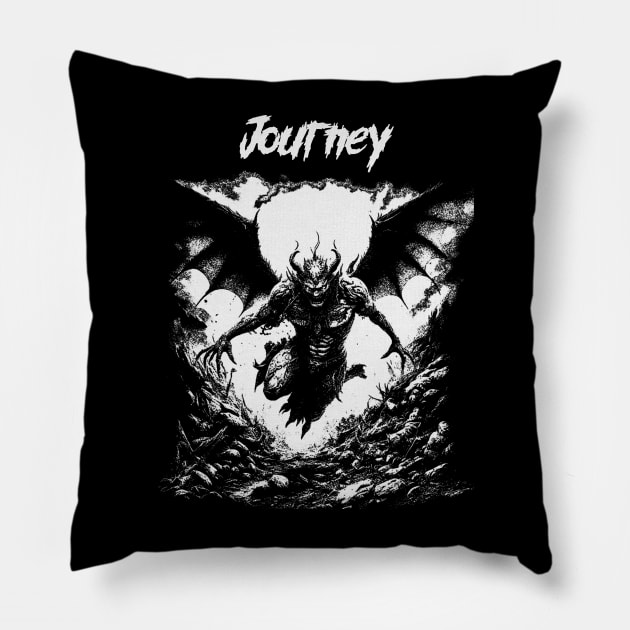 Mysterious Abyss Journey Pillow by Mutearah