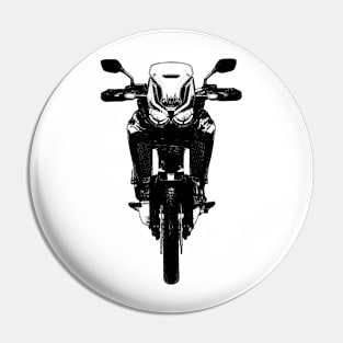 CRF1100L Africa Twin Bike Black and White Color Pin