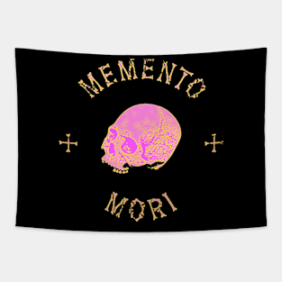 Vaporwave Memento Mori Tapestry