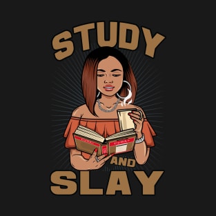 Study and Slay - Cybersecurity Analyst T-Shirt