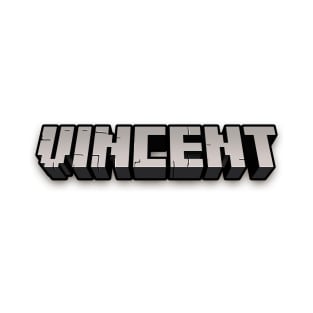 Vincent - Custom Minecraft Nametag T-Shirt