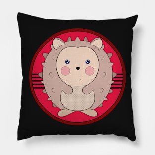 Funny hedgehog Pillow