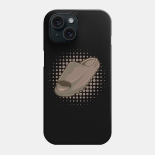 Slide Earth Brown Clog Shoes Phone Case