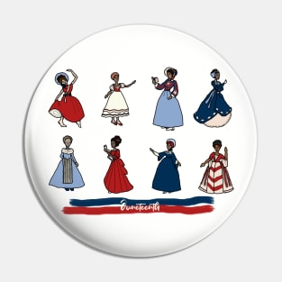 Juneteenth Ladies Pin