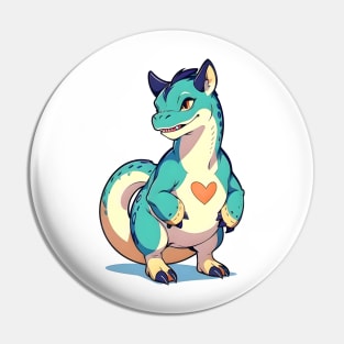 Fun Cartoon Dino 04 Pin