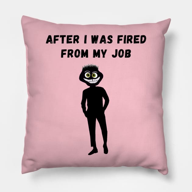 I hate my job Pillow by Wirrr4U