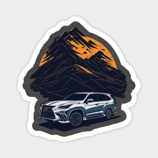 Lexus LX570 4x4 Vintage Car Magnet