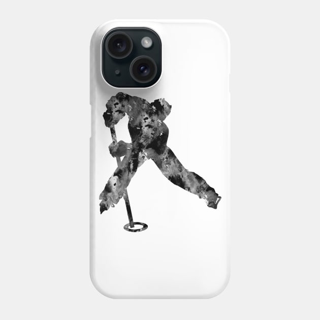 Ringette player Phone Case by RosaliArt