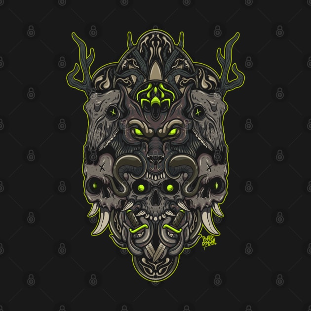 skull illustration by Behold Design Supply