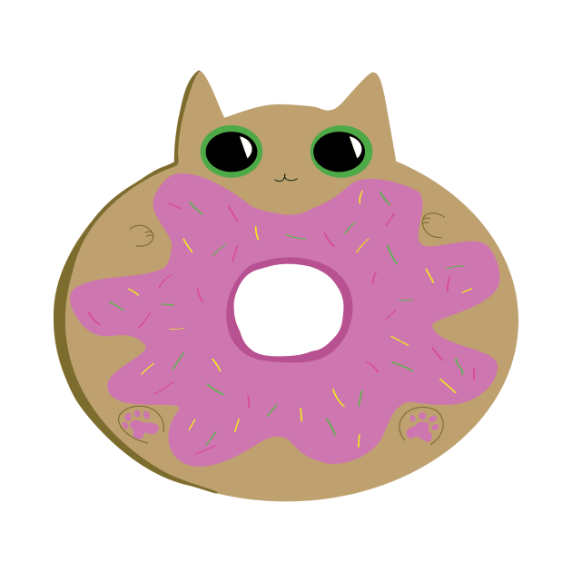 Donut Cat by KateHDesigns