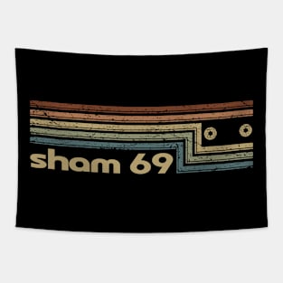 Sham 69 Cassette Stripes Tapestry