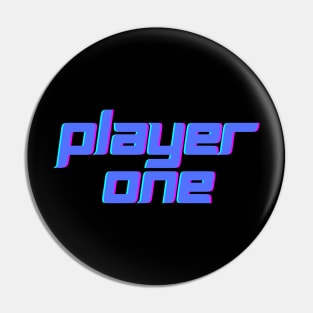 Player one the gamer Pin