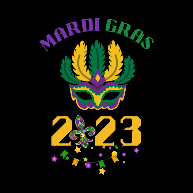 Happy Mardi Gras 2023 by Teewyld