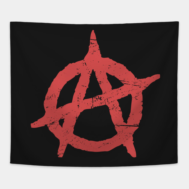 Distressed Punk Anarchy Symbol