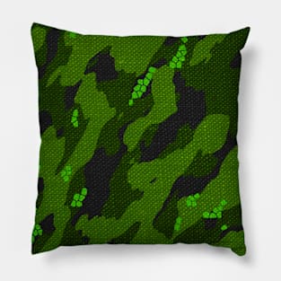 Camouflage - Green Pillow