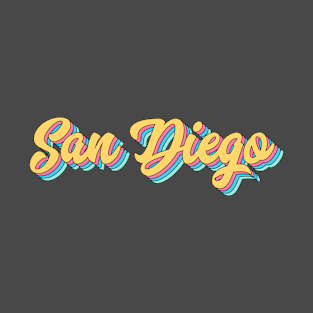 San Diego Retro Script T-Shirt