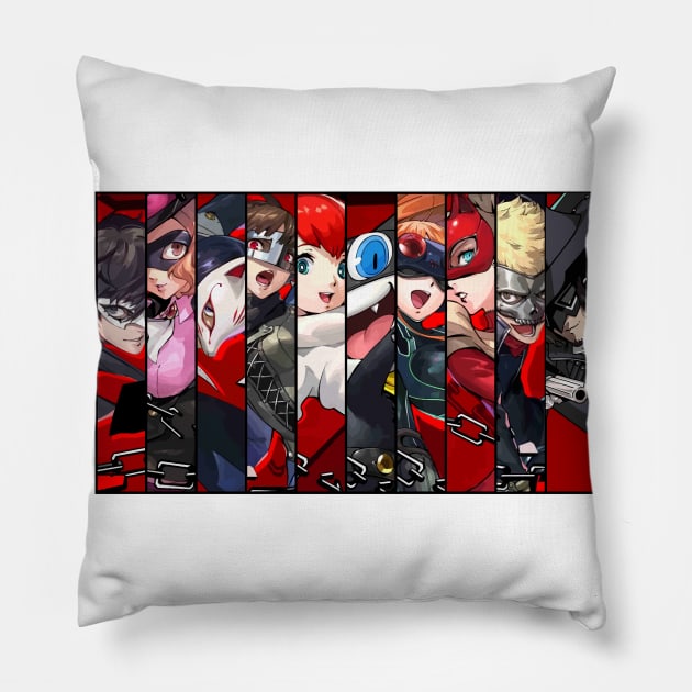 Persona 5 Strikers Pillow by Leonard