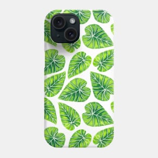 Tropical leaves Phone Case