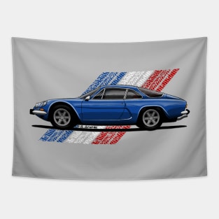 My drawing of the classic sports car Tapestry