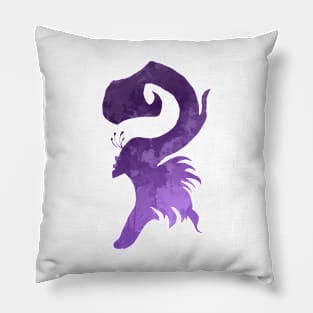 Villain Inspired Silhouette Pillow