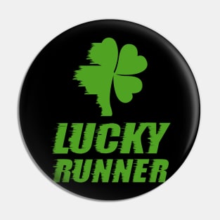 Lucky Runner St. Patricks Day Pin