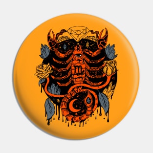 Orangrey Mystic Scorpio Zodiac Pin